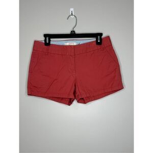 J. Crew High Waist Women Shorts - Red